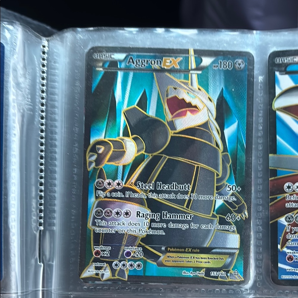 Aggron EX Pokémon Card